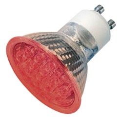 LED Lamp - GU10 - Rood